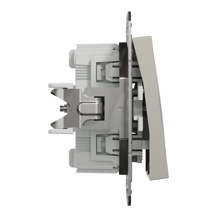 Двоклавішний перемикач самозажимний Asfora бронза, Schneider Electric [EPH0600169]