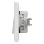 Кнопка 1-клавішна, біла, 10 А, Asfora - Schneider Electric [EPH0700121]