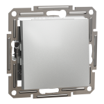 Кнопка 1-клавішна, алюмінієва, 10 А, Asfora - Schneider Electric [EPH0700161]