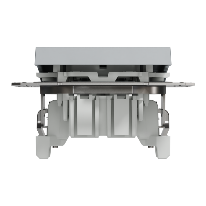 Кнопковий вимикач, самозажимний, Asfora сталь, Schneider Electric [EPH0700162]