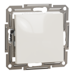 Вимикач кнопковий, кремовий, Asfora, без рамки, Schneider Electric [EPH0770123]