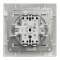 Двоклавішний кнопковий вимикач, самозажимний, білий Asfora, Schneider Electric [EPH1100121]