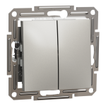 Кнопка 2-клавішна, бронза, 10 А, Asfora - Schneider Electric [EPH1100169]