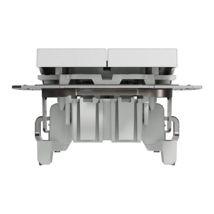 Вимикач для жалюзі, самозажимний, Asfora алюміній, Schneider Electric [EPH1300161]