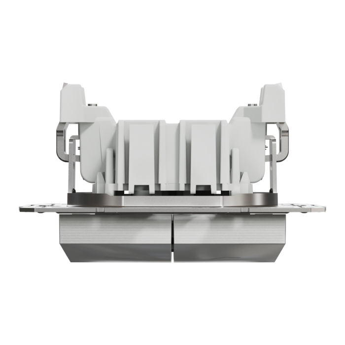 Вимикач для жалюзі, самозажимний, Asfora алюміній, Schneider Electric [EPH1300161]