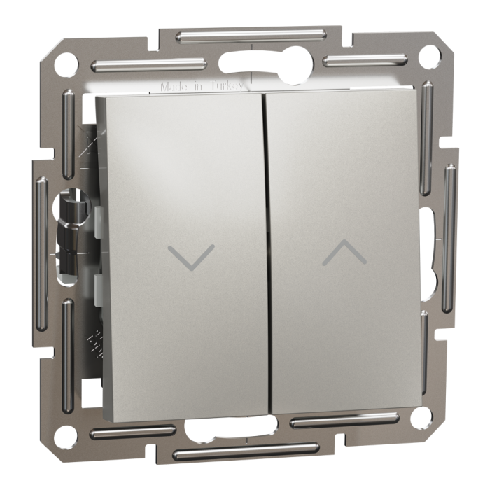 Вимикач для жалюзі, самозажимний, Asfora бронза, Schneider Electric [EPH1300169]