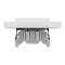 Вимикач одноклавішний, з підсвіткою, самозажимний, білий Asfora, Schneider Electric [EPH1400121]