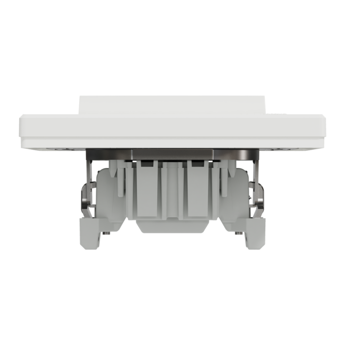 Вимикач одноклавішний, з підсвіткою, самозажимний, білий Asfora, Schneider Electric [EPH1400121]