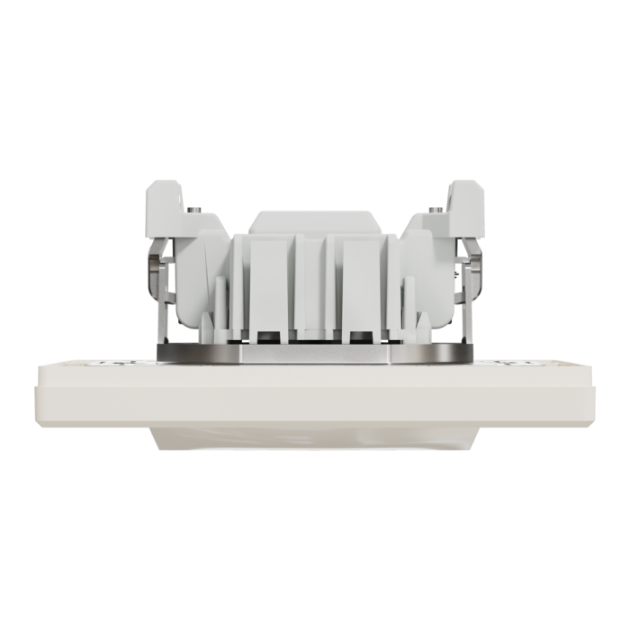 Вимикач одноклавішний, з підсвіткою, самозажимний, крем Asfora, Schneider Electric [EPH1400123]