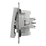 Вимикач, алюмінієвий, 3-клавішний, Asfora - Schneider Electric [EPH2100161]