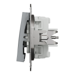 Вимикач, сталь, 3-клавішний, Asfora - Schneider Electric [EPH2100162]