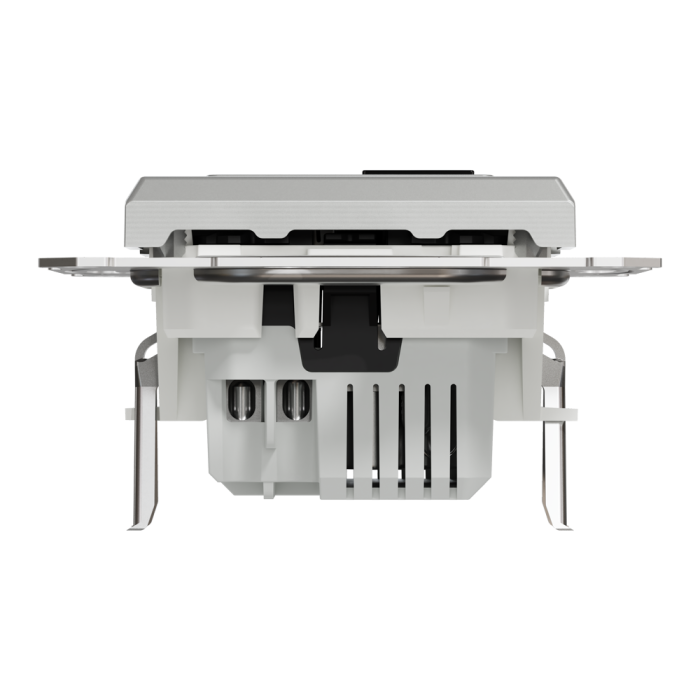 Подвійний зарядний пристрій USB 2.4 A, алюмінієвий, Asfora, Schneider Electric [EPH2700361]