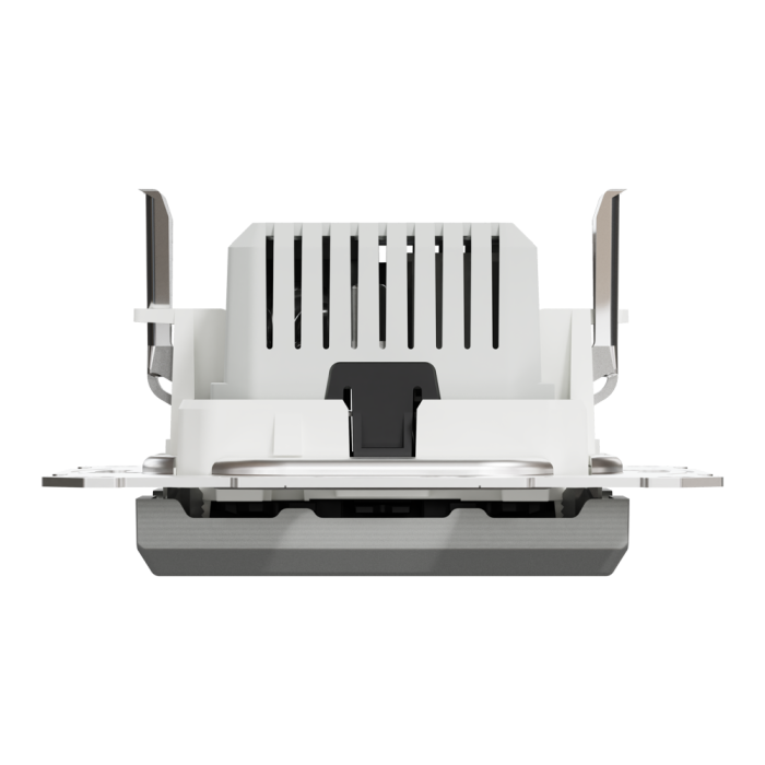 Подвійний зарядний пристрій USB 2.4 A, алюмінієвий, Asfora, Schneider Electric [EPH2700361]