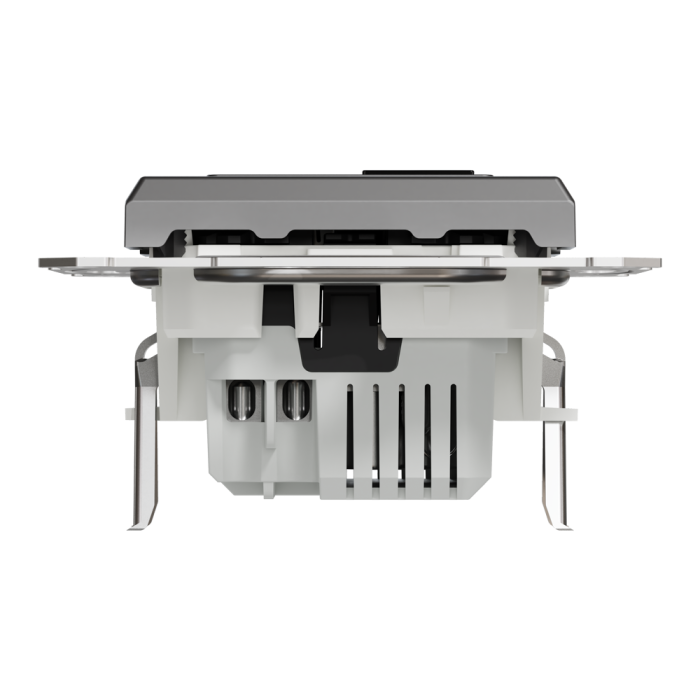 Подвійний зарядний пристрій USB 2.4 A, антрацит, Asfora, Schneider Electric [EPH2700371]