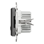 USB розетка, чорна, Asfora - Schneider Electric [EPH2700371]