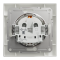 Розетка з заземленням біла Asfora, Schneider Electric [EPH2900121]