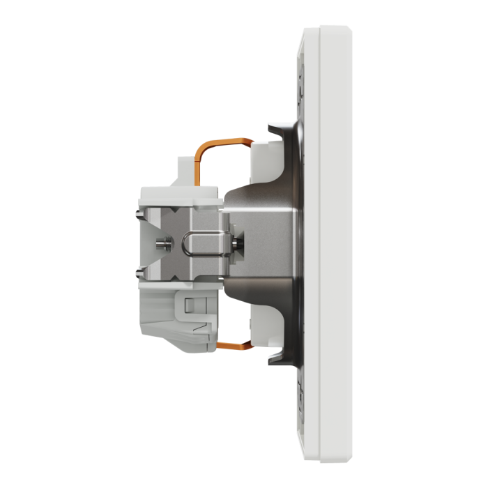 Розетка з заземленням біла Asfora, Schneider Electric [EPH2900121]