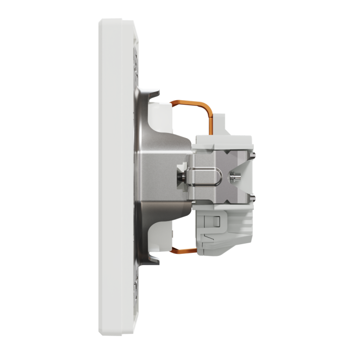Розетка з заземленням біла Asfora, Schneider Electric [EPH2900121]