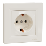 Розетка, кремова, 16 А, Asfora - Schneider Electric [EPH2900123]