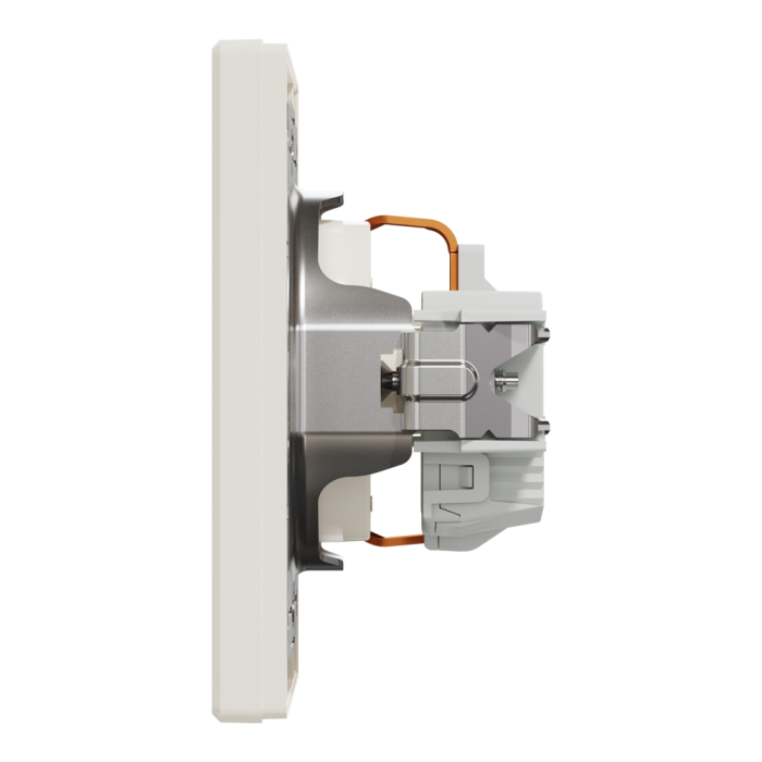 Розетка з заземленням крем Asfora, Schneider Electric [EPH2900123]