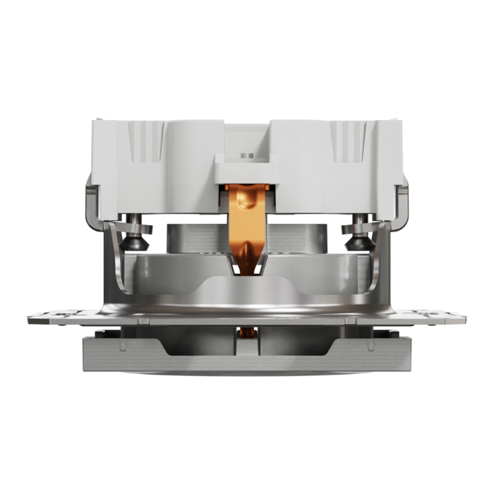 Розетка з заземленням Asfora алюміній, Schneider Electric [EPH2900161]