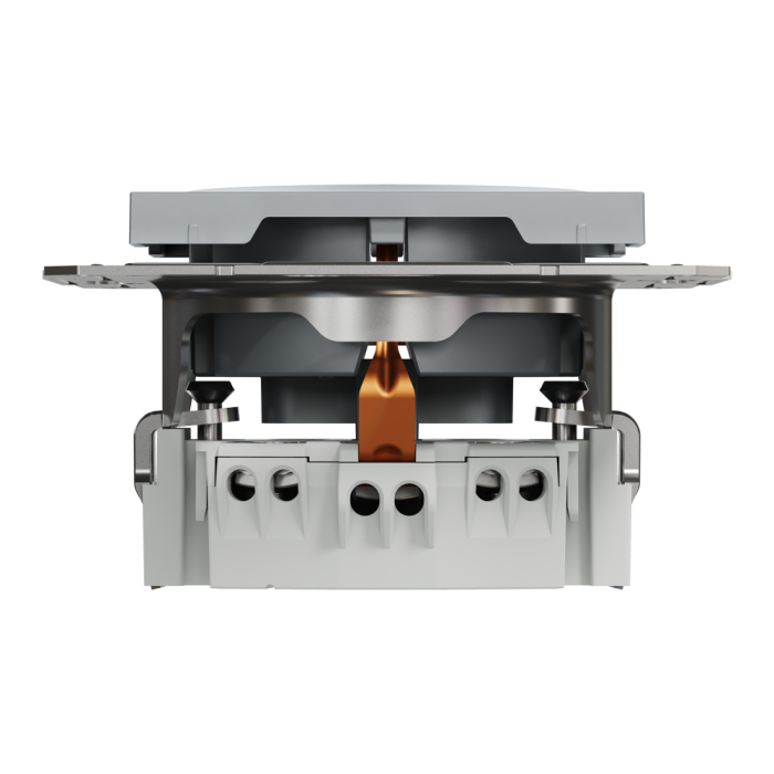 Розетка з заземленням Asfora сталь, Schneider Electric [EPH2900162]