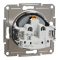 Розетка з заземленням Asfora сталь, Schneider Electric [EPH2900162]
