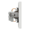 Розетка з заземленням з захисними шторками біла Asfora, Schneider Electric [EPH2900221]
