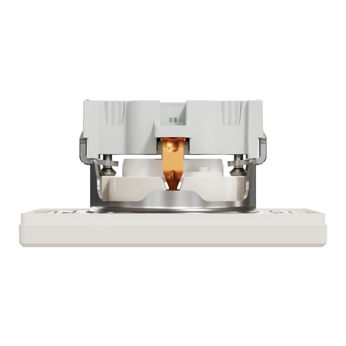 Розетка з заземленням з захисними шторками крем Asfora, Schneider Electric [EPH2900223]