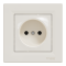 Розетка без заземлення крем Asfora, Schneider Electric [EPH3000123]
