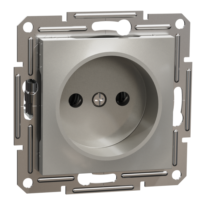 Розетка без заземлення Asfora бронза, Schneider Electric [EPH3000169]