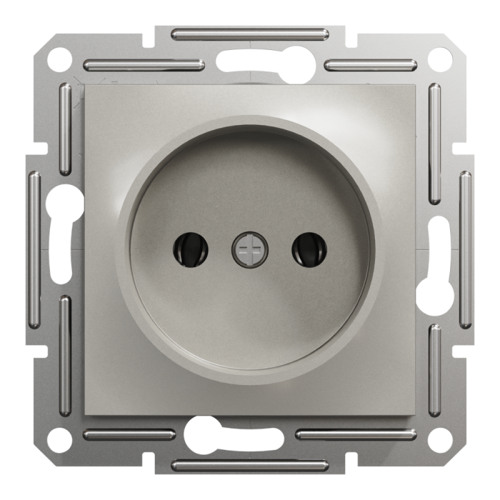 Розетка без заземлення Asfora бронза, Schneider Electric [EPH3000169]