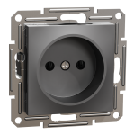 Розетка, чорна, 16 А, Asfora - Schneider Electric [EPH3000171]