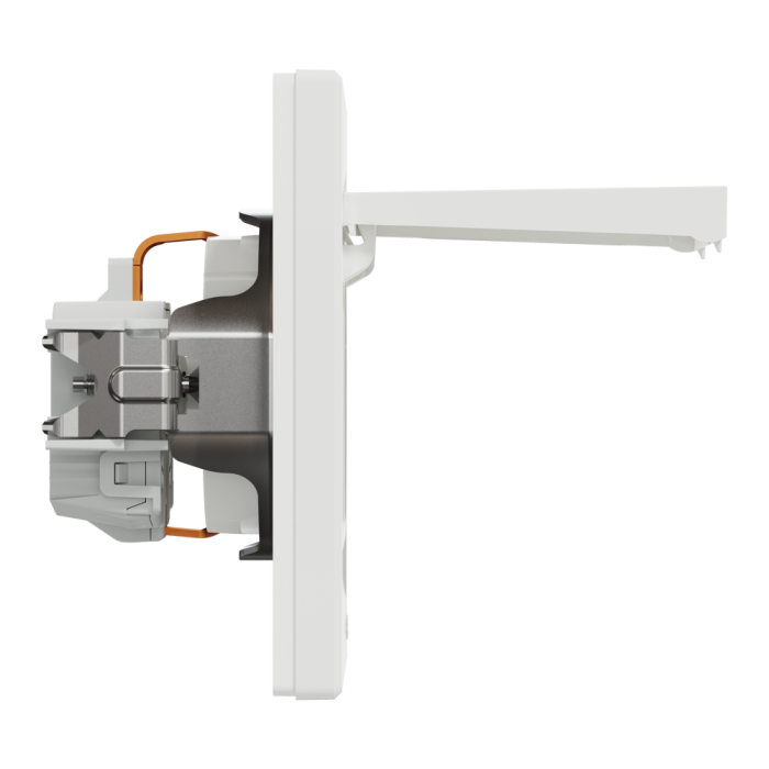 Розетка з кришкою, з заземленням біла Asfora, Schneider Electric [EPH3100121]
