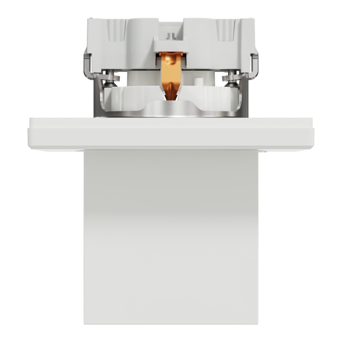 Розетка з кришкою, з заземленням біла Asfora, Schneider Electric [EPH3100121]
