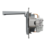 Розетка, сталь, 16 А, Asfora - Schneider Electric [EPH3100162]