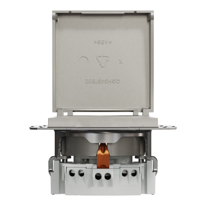 Розетка з кришкою, з заземленням Asfora бронза, Schneider Electric [EPH3100169]