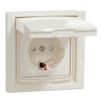 Розетка, кремова, 16 А, Asfora - Schneider Electric [EPH3100323]