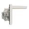 Розетка IP44 з кришкою, з заземленням, з захисними шторками, крем Asfora, Schneider Electric [EPH3100323]
