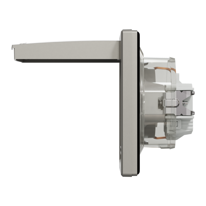 Розетка IP44 з кришкою, з заземленням, з захисними шторками, бронза Asfora, Schneider Electric [EPH3100369]