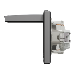 Розетка, чорна, 16 А, Asfora - Schneider Electric [EPH3100371]