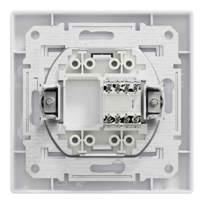 Розетка RJ45, тип UTP, кат. 5е біла Asfora, Schneider Electric [EPH4300121]