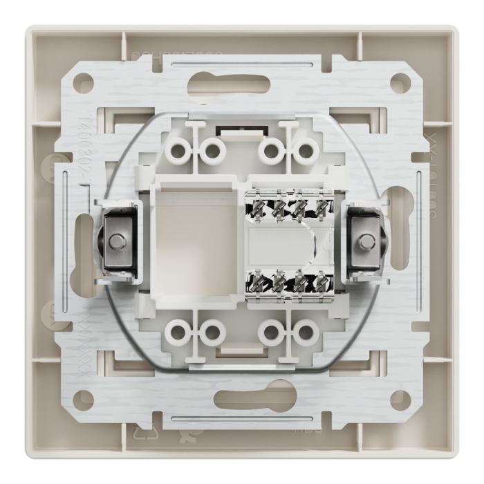 Розетка RJ45, тип UTP, кат. 5е крем Asfora, Schneider Electric [EPH4300123]