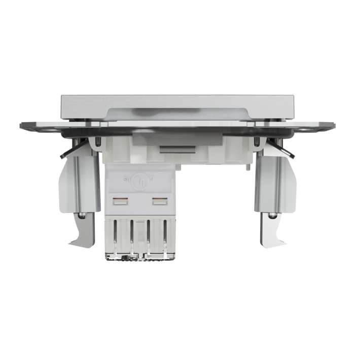 Розетка RJ45, тип UTP, кат. 5е Asfora алюміній, Schneider Electric [EPH4300161]