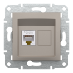 Мультимедійна розетка, бронза, Asfora - Schneider Electric [EPH4300169]