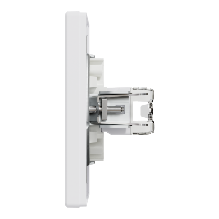 Розетка RJ45, тип UTP, кат. 5е подвійна біла Asfora, Schneider Electric [EPH4400121]