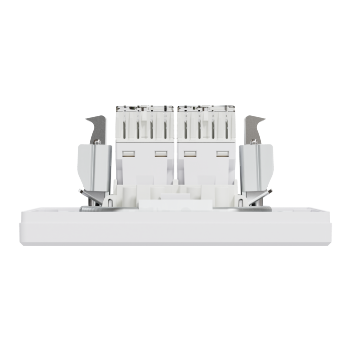 Розетка RJ45, тип UTP, кат. 5е подвійна біла Asfora, Schneider Electric [EPH4400121]