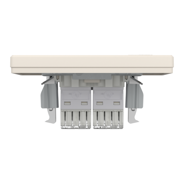 Розетка RJ45, тип UTP, utp кат. 5е подвійна крем Asfora, Schneider Electric [EPH4400123]