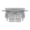 Розетка RJ45, тип UTP, кат. 5е подвійна Asfora алюміній, Schneider Electric [EPH4400161]