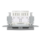 Розетка RJ45, тип UTP, кат. 5е подвійна Asfora алюміній, Schneider Electric [EPH4400161]
